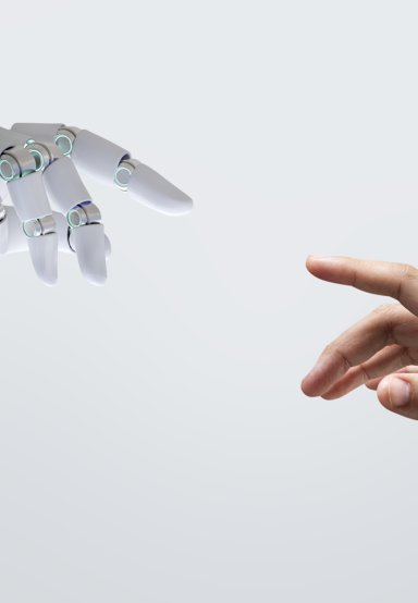 robot and hand